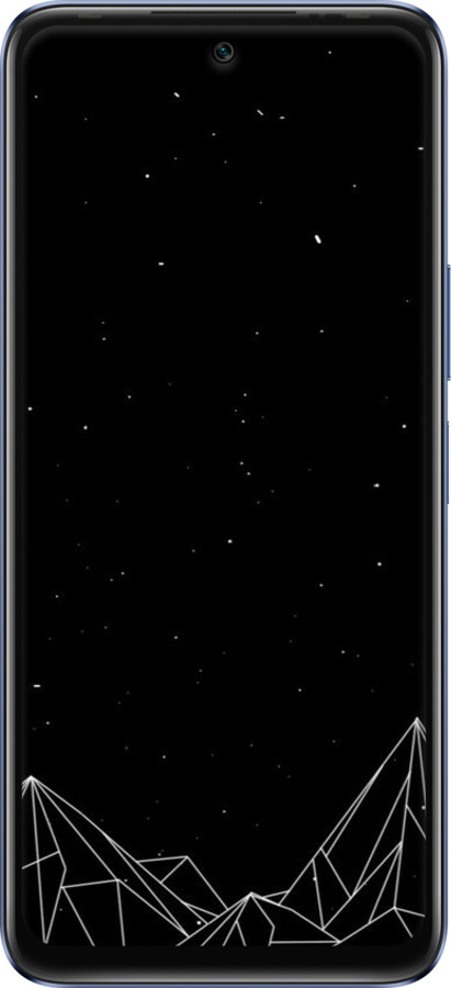 Силіконовий чехол Чорно білі абстрактні гори для Infinix Hot 20 - 6437u-2966 изображение 