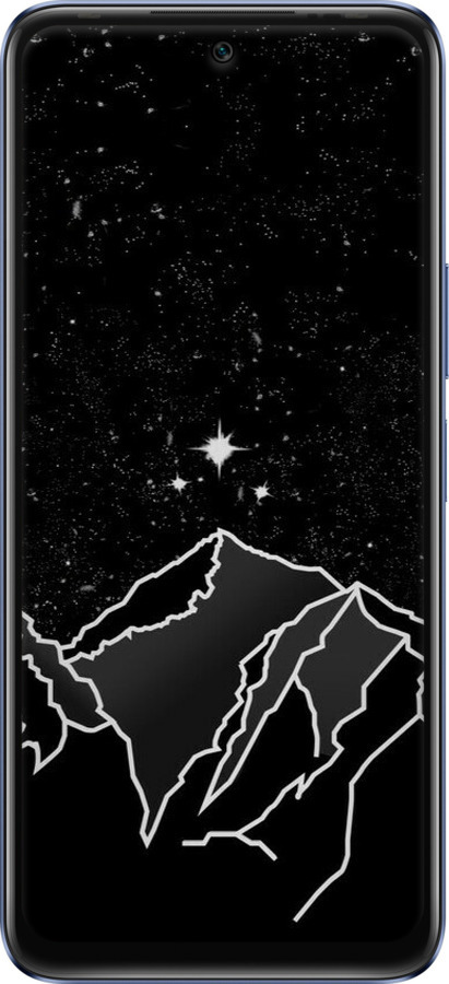 Силіконовий чехол Мінімалістичний гірський краєвид для Infinix Hot 20 - 6438u-2966 изображение 