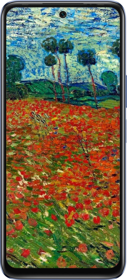 Силіконовий чехол Вінсент Ван Гог-Макове поле для Infinix Hot 20 - 6466u-2966 изображение 