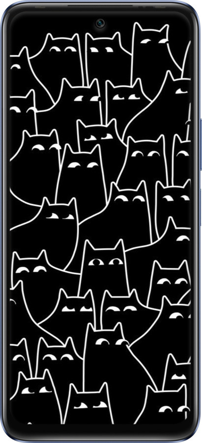 Силиконовый чехол С изображением кошек для Infinix Hot 20 - 6470u-2966 изображение 