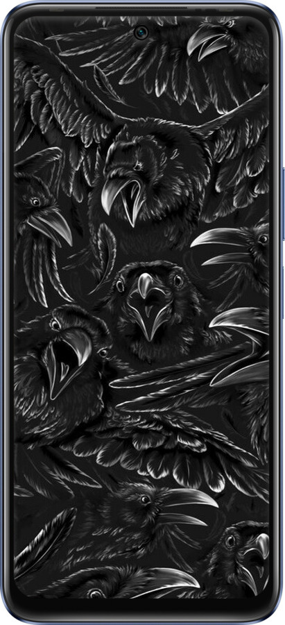 Силіконовий чехол Вороня лють для Infinix Hot 20 - 6474u-2966 изображение 