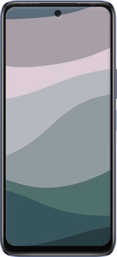 Силіконовий чехол З фіолетовим та бірюзовим ретро-стилем та хвилями для Infinix Hot 20 - 6533u-2966 изображение 