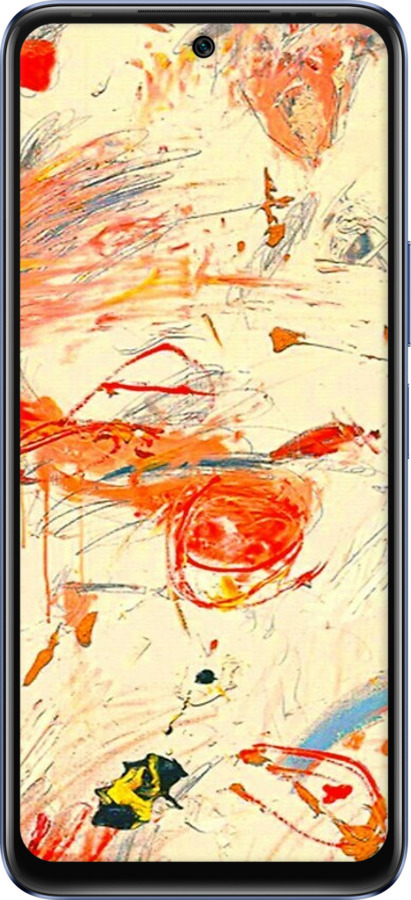 Силиконовый чехол Динамичная картина с хаотичными мазками для Infinix Hot 20 - 6540u-2966 изображение 