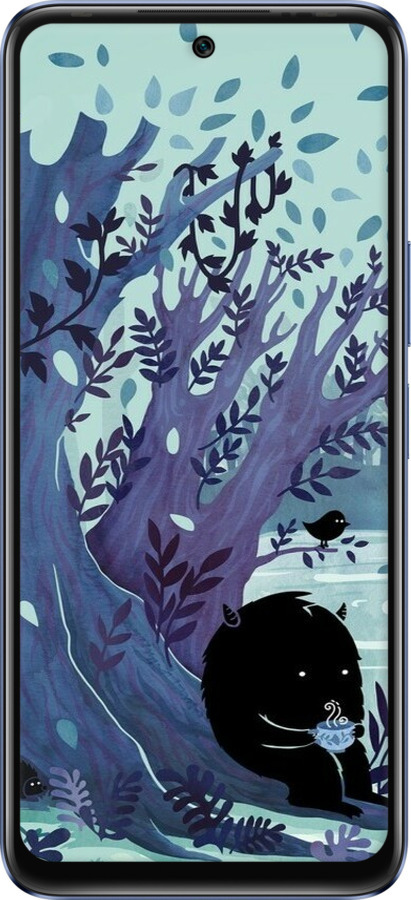 Силиконовый чехол Арт принт Тихое место чая для Infinix Hot 20 - 6544u-2966 изображение 