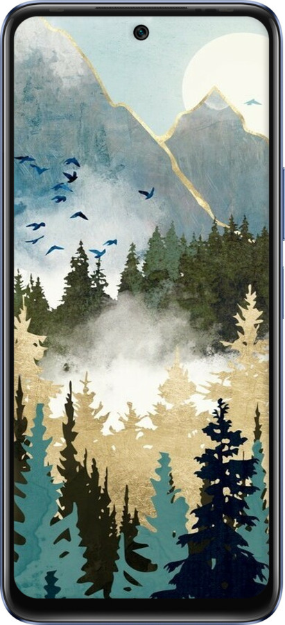 Силиконовый чехол С изображением лесного пейзажа для Infinix Hot 20 - 6548u-2966 изображение 