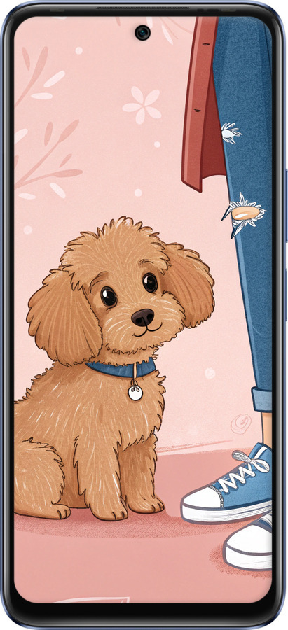 Силіконовий чехол Мальтипу 3 для Infinix Hot 20 - 6706u-2966 изображение 