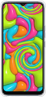 Силіконовий протиударний с посиленими кутами чехол Y2K Jelly Dream для Infinix Hot 20i - 6780sp-2964 изображение 