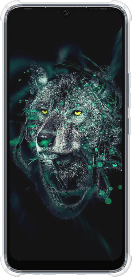 Силіконовий протиударний с посиленими кутами чехол Wolf для Infinix Hot 20i - 6610sp-2964 изображение 