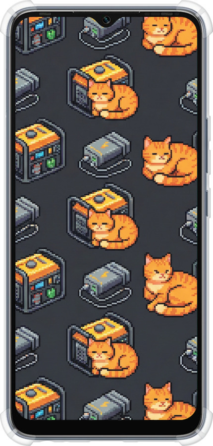 Силикон с усиленными углами чехол Autonomous Zone для Infinix Hot 20i - 6771sp-2964 изображение 