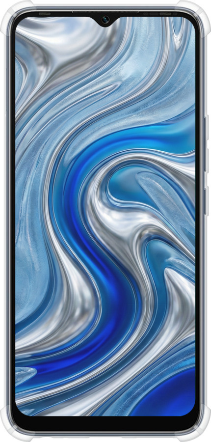 Силикон с усиленными углами чехол Liquid Chrome для Infinix Hot 20i - 6781sp-2964 изображение 