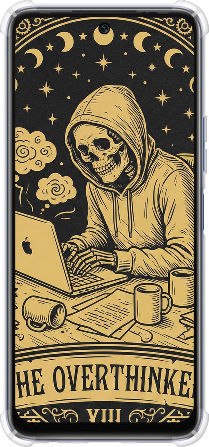 Силикон с усиленными углами чехол The Overthinker для Infinix Hot 20s - 6774sp-2965 изображение 