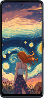 Силиконовый чехол Девушка Арт для Infinix Hot 30 - 6325u-3046 изображение 