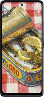 Силиконовый чехол Vintage Sardine Tin Phone для Infinix Hot 30 - 6772u-3046 изображение 