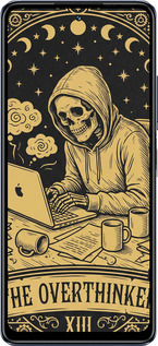 Силіконовий чехол The Overthinker для Infinix Hot 30 - 6774u-3046 изображение 