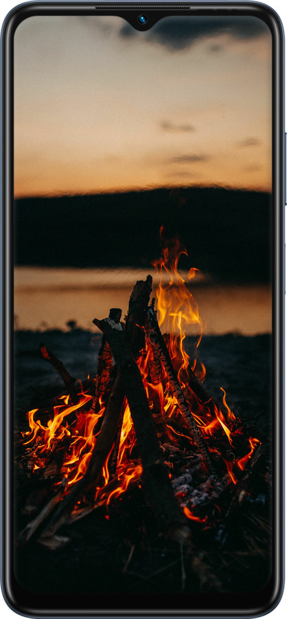 Силиконовый чехол Огонь для Infinix Hot 30i - 6021u-3045 изображение 