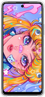 Силіконовий протиударний с посиленими кутами чехол Сейлор Мун 4 для Infinix Hot 40 - 6353sp-3503 изображение 