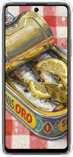 Силикон с усиленными углами чехол Vintage Sardine Tin Phone для Infinix Hot 40 Pro - 6772sp-3736 изображение 