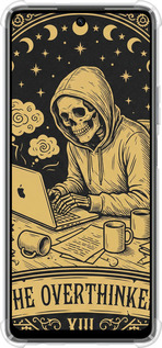 Силіконовий протиударний с посиленими кутами чехол The Overthinker для Infinix Hot 40 - 6774sp-3503 изображение 