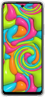 Силіконовий протиударний с посиленими кутами чехол Y2K Jelly Dream для Infinix Hot 40 Pro - 6780sp-3736 изображение 