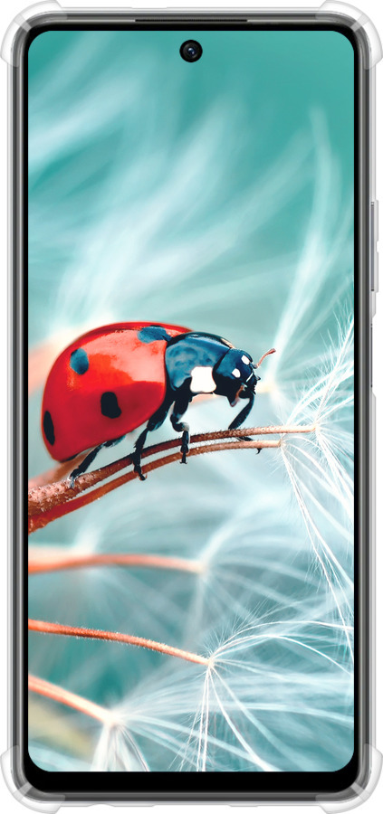 Силикон с усиленными углами чехол Божья коровка для Infinix Hot 40 - 6049sp-3503 изображение 