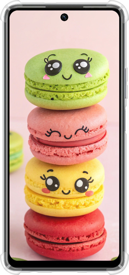 Силикон с усиленными углами чехол Печенье для Infinix Hot 40 Pro - 6693sp-3736 изображение 