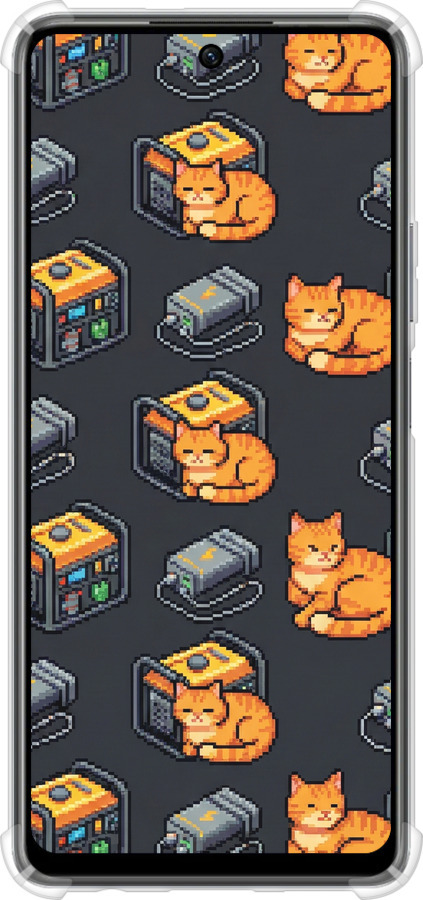 Силіконовий протиударний с посиленими кутами чехол Autonomous Zone для Infinix Hot 40 Pro - 6771sp-3736 изображение 