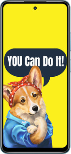 Силіконовий чехол чехол с корги You Can Do It для Infinix Hot 40i - 6184u-3504 изображение 