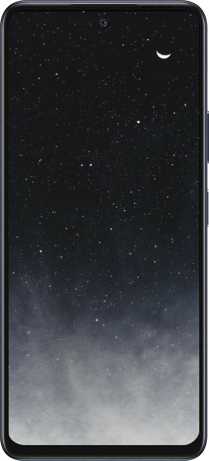 Силіконовий чехол Голубые облака, Голубая луна для Infinix Hot 50 4G - 6396u-3820 изображение 
