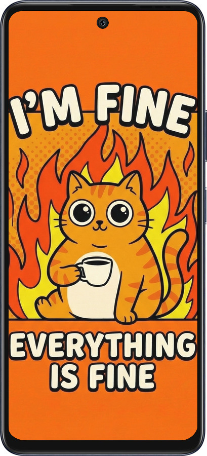 Силіконовий чехол Funny Cat для Infinix Hot 50 4G - 6786u-3820 изображение 