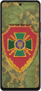 Силиконовый чехол Пограничная служба Украины для Infinix Hot 50 5G - 1091u-3795 изображение 