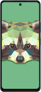 Силиконовый чехол Енот для Infinix Hot 50 5G - 1217u-3795 изображение 