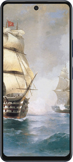 Силиконовый чехол Айвазовский. Корабли для Infinix Hot 50 5G - 160u-3795 изображение 