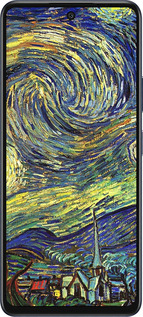Силиконовый чехол Винсент Ван Гог. Звёздная ночь для Infinix Hot 50 5G - 163u-3795 изображение 