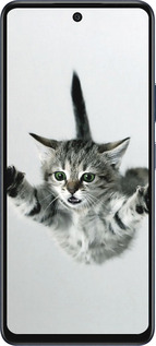 Силиконовый чехол Летящий котёнок для Infinix Hot 50 5G - 2322u-3795 изображение 