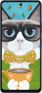 Силиконовый чехол Cat&Coffee для Infinix Hot 50 5G - 4053u-3795 изображение 