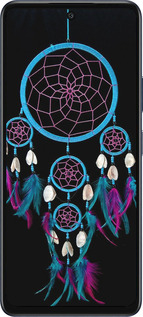 Силиконовый чехол Ловец снов для Infinix Hot 50 5G - 4070u-3795 изображение 