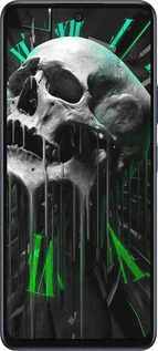 Силиконовый чехол Череп-часы для Infinix Hot 50 5G - 4100u-3795 изображение 