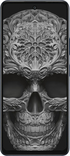 Силиконовый чехол skull-ornament для Infinix Hot 50 5G - 4101u-3795 изображение 