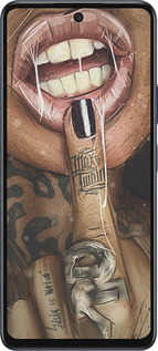 Силиконовый чехол Swag-girl для Infinix Hot 50 5G - 4124u-3795 изображение 