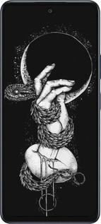 Силиконовый чехол Змея в руке для Infinix Hot 50 5G - 4149u-3795 изображение 