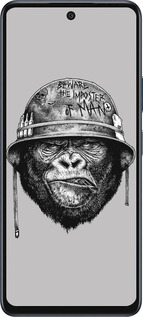 Силиконовый чехол military monkey для Infinix Hot 50 5G - 4177u-3795 изображение 