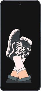 Силиконовый чехол Кеды для Infinix Hot 50 5G - 4265u-3795 изображение 