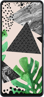 Силиконовый чехол Монстера для Infinix Hot 50 5G - 4304u-3795 изображение 