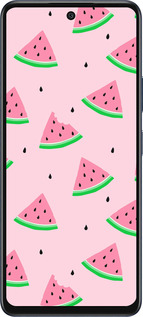 Силиконовый чехол Розовый арбуз для Infinix Hot 50 5G - 4314u-3795 изображение 