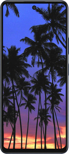 Силиконовый чехол Пальмы для Infinix Hot 50 5G - 4324u-3795 изображение 