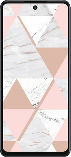 Силиконовый чехол Мраморная симметрия для Infinix Hot 50 5G - 4344u-3795 изображение 