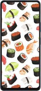 Силиконовый чехол Суши для Infinix Hot 50 5G - 4404u-3795 изображение 