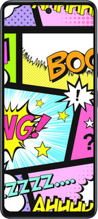 Силиконовый чехол Комикс 1 для Infinix Hot 50 5G - 4407u-3795 изображение 