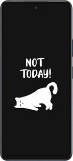 Силиконовый чехол Уставший кот для Infinix Hot 50 5G - 4535u-3795 изображение 