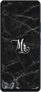 Силиконовый чехол Мрамор1 для Infinix Hot 50 5G - 4582u-3795 изображение 